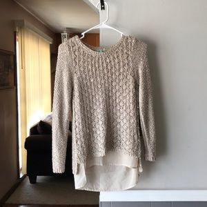 Maurice’s sparkly champagne sweater
